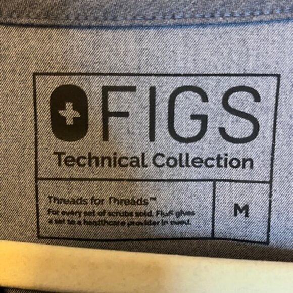 Figs Women's Top in Dark Blue - Picture 3 of 4